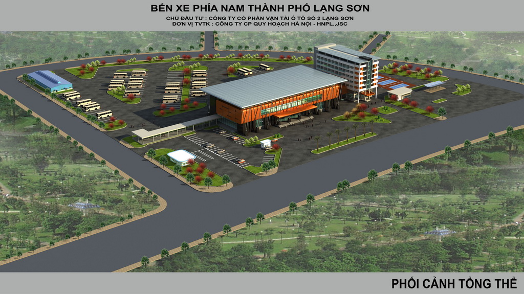 Project construction and mining bus station south of the city of Lang Son