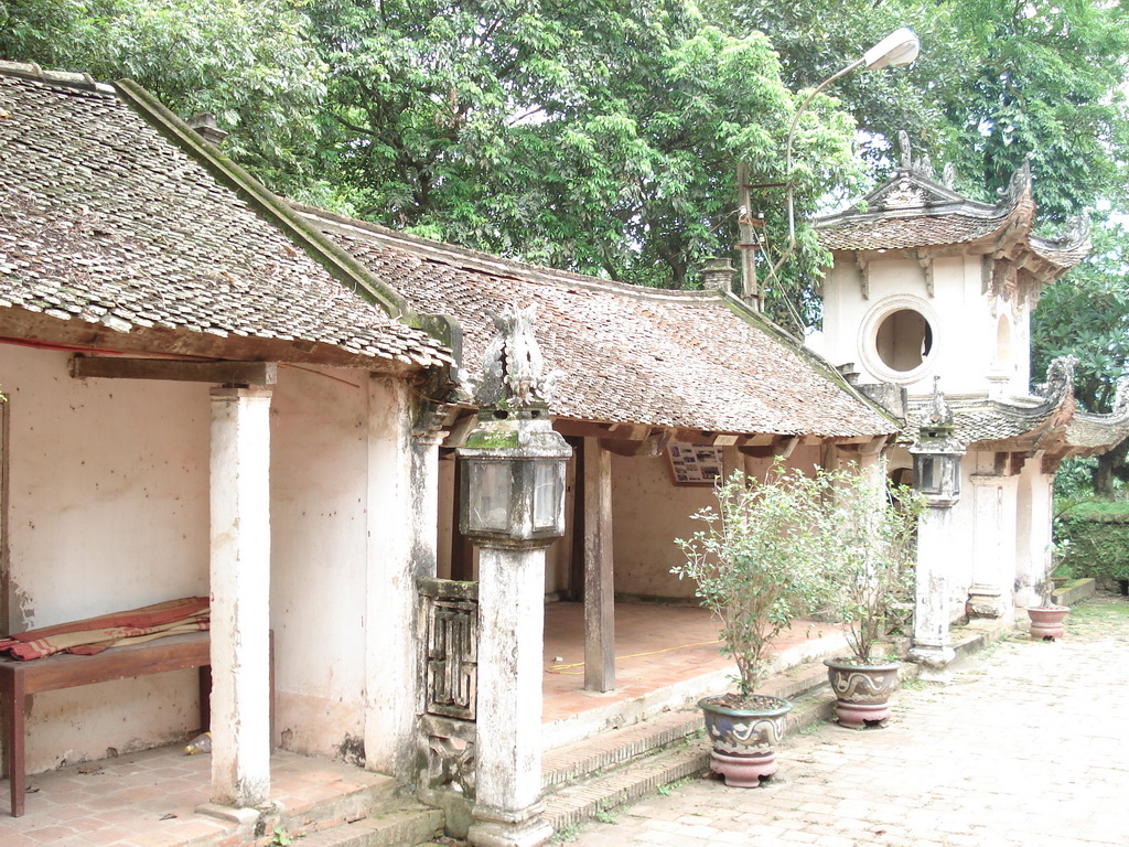 Detailed planning area and the historic Temple Trung Hung Commune, Son Tay Town