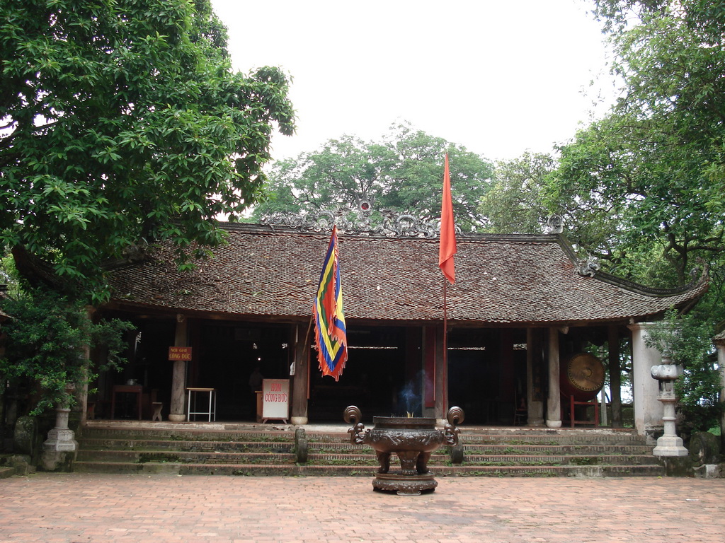 Detailed planning area and the historic Temple Trung Hung Commune, Son Tay Town