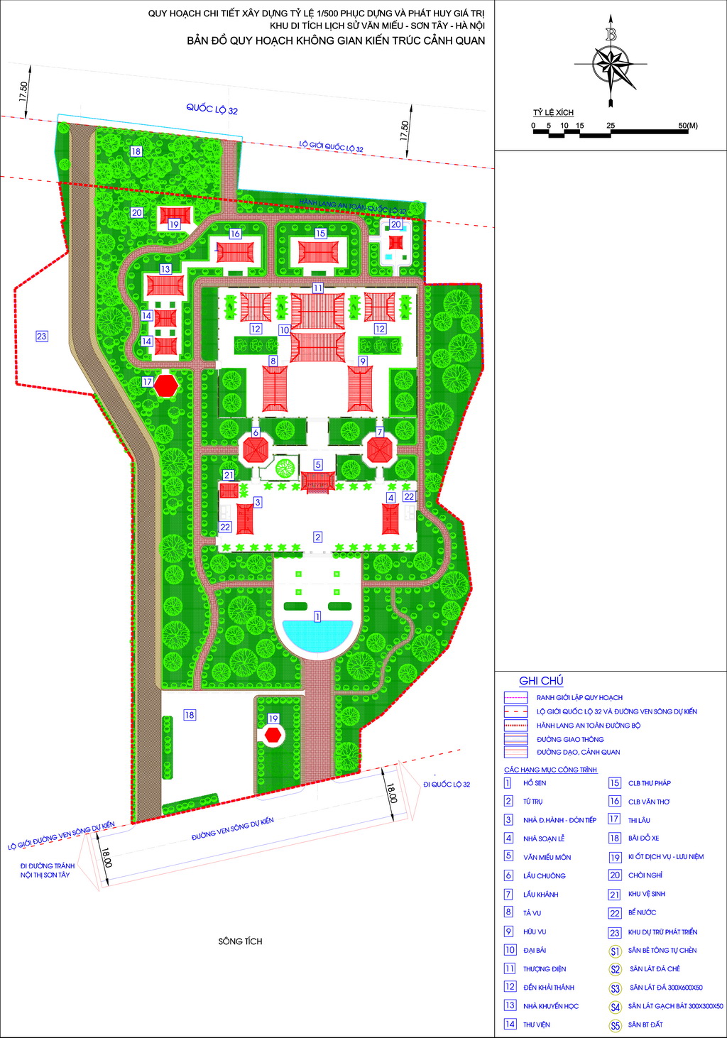 Detailed planning historical area of Literature, Duong Lam commune, Son Tay, Hanoi