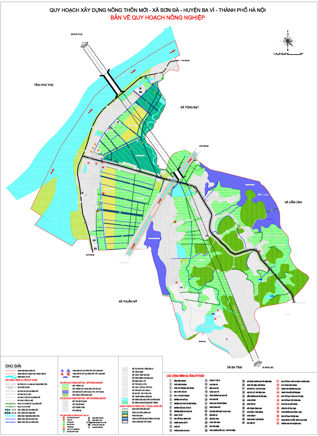 Planning to build a new countryside Son Da, Ba Vi district, Hanoi