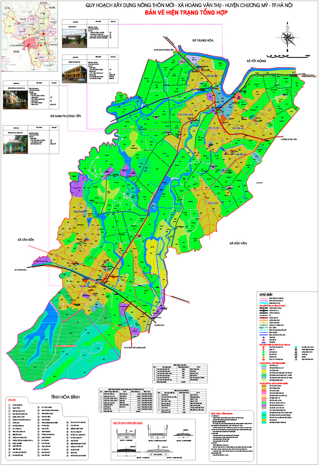 Planning new rural construction Hoang Van Thu Commune, Chuong My District 2020