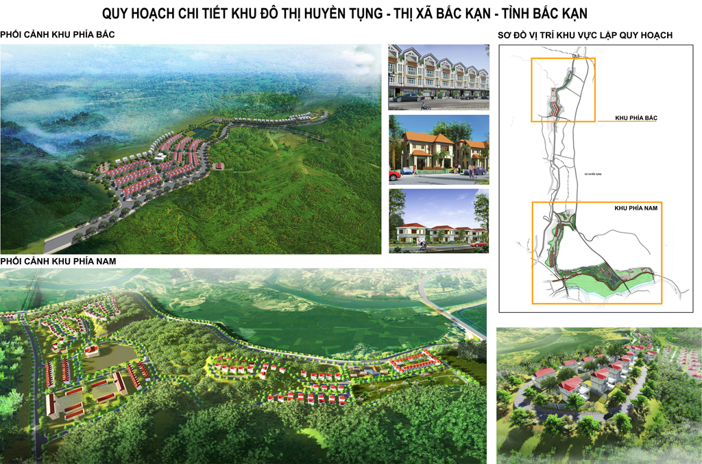 Khu đô thị Huyền Tụng, thị xã Bắc Kạn_Quy hoạch chi tiết