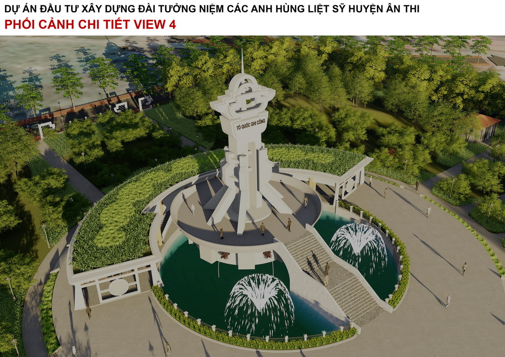 Investment project to build memorial heroes of An Thi district