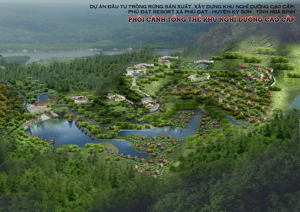 Resort cao cấp Phú Đạt, tại xã Dân Hạ, huyện Kỳ Sơn, tỉnh Hòa Bình_Quy hoạch chi tiết xây dựng tỷ lệ 1/500