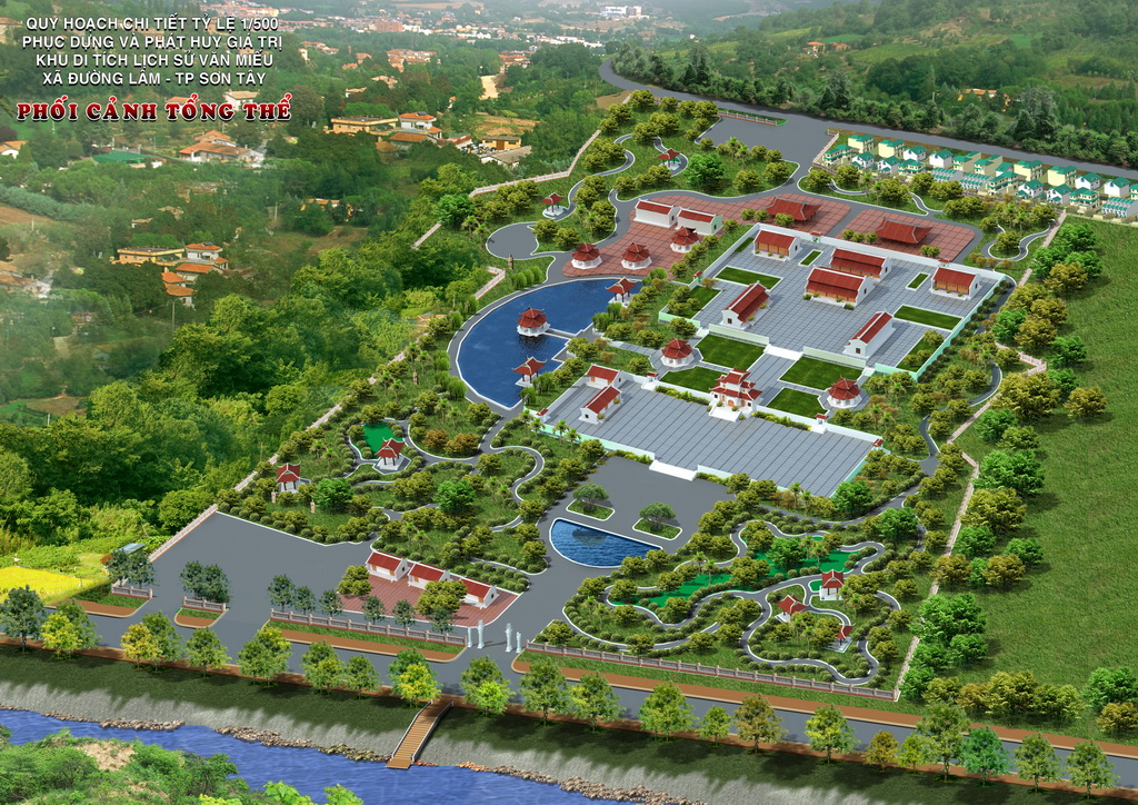 Detailed planning historical area of Literature, Duong Lam commune, Son Tay, Hanoi