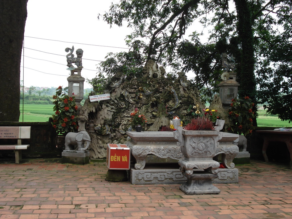 Detailed planning area and the historic Temple Trung Hung Commune, Son Tay Town