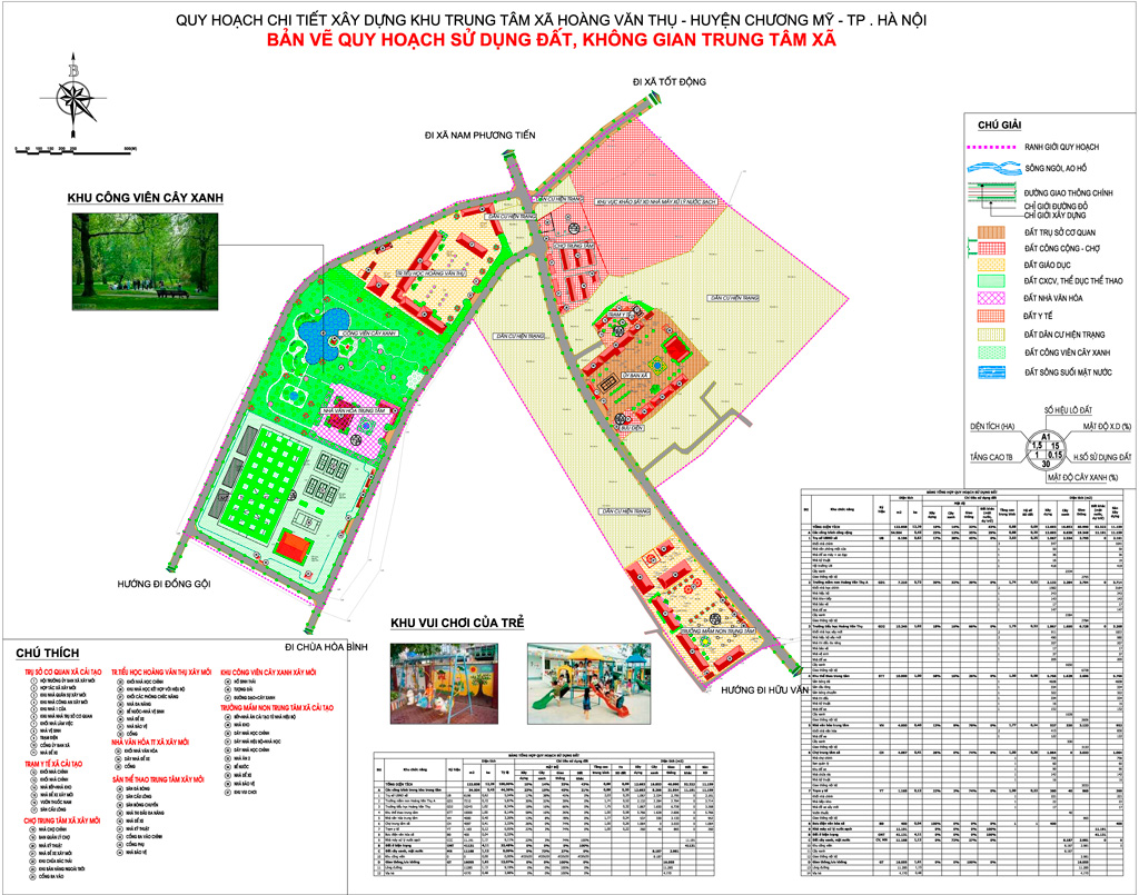 Planning new rural construction Hoang Van Thu Commune, Chuong My District 2020