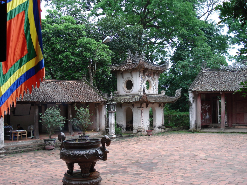 Detailed planning area and the historic Temple Trung Hung Commune, Son Tay Town