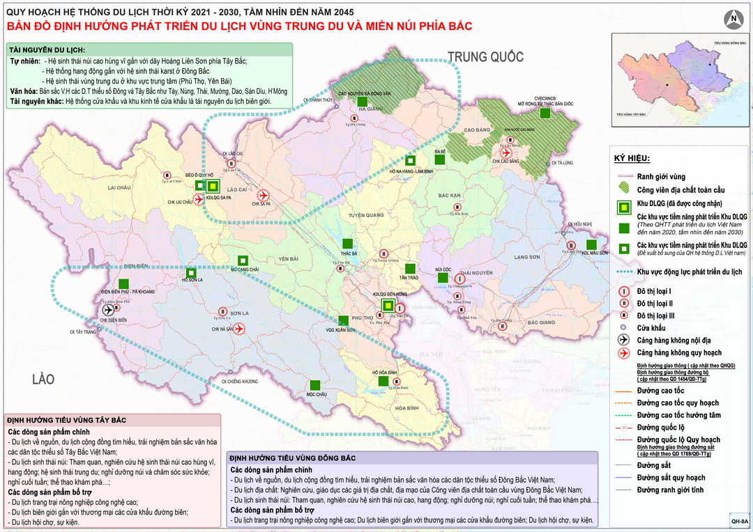 Quy hoạch hệ thống du lịch thời kỳ 2021 – 2030, tầm nhìn đến năm 2045