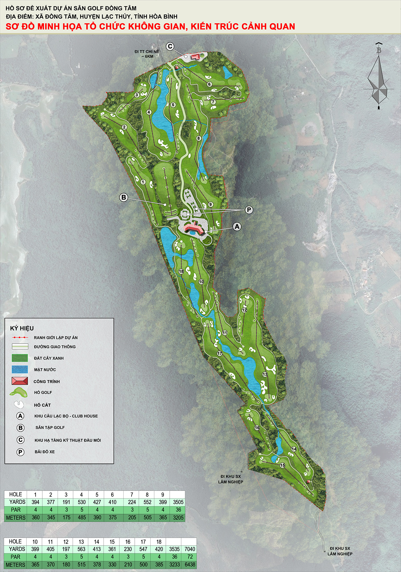 Đề xuất dự án Sân Golf Đồng Tâm