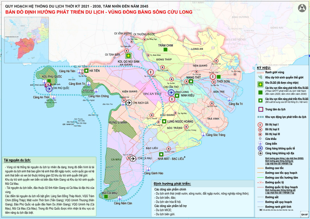 Quy hoạch hệ thống du lịch thời kỳ 2021 – 2030, tầm nhìn đến năm 2045