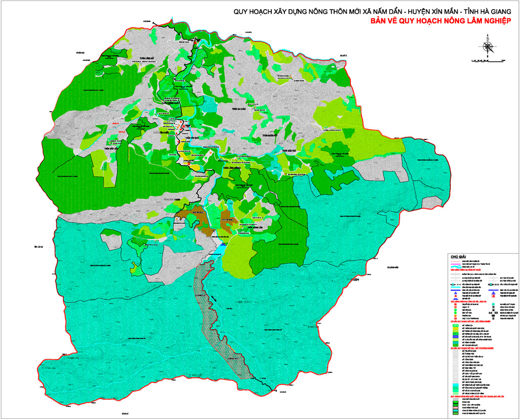 Planning on building new rural communes in Nam Dan, Xin Man district, Ha Giang province