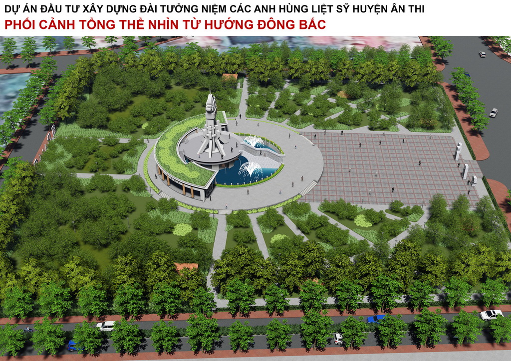 Investment project to build memorial heroes of An Thi district