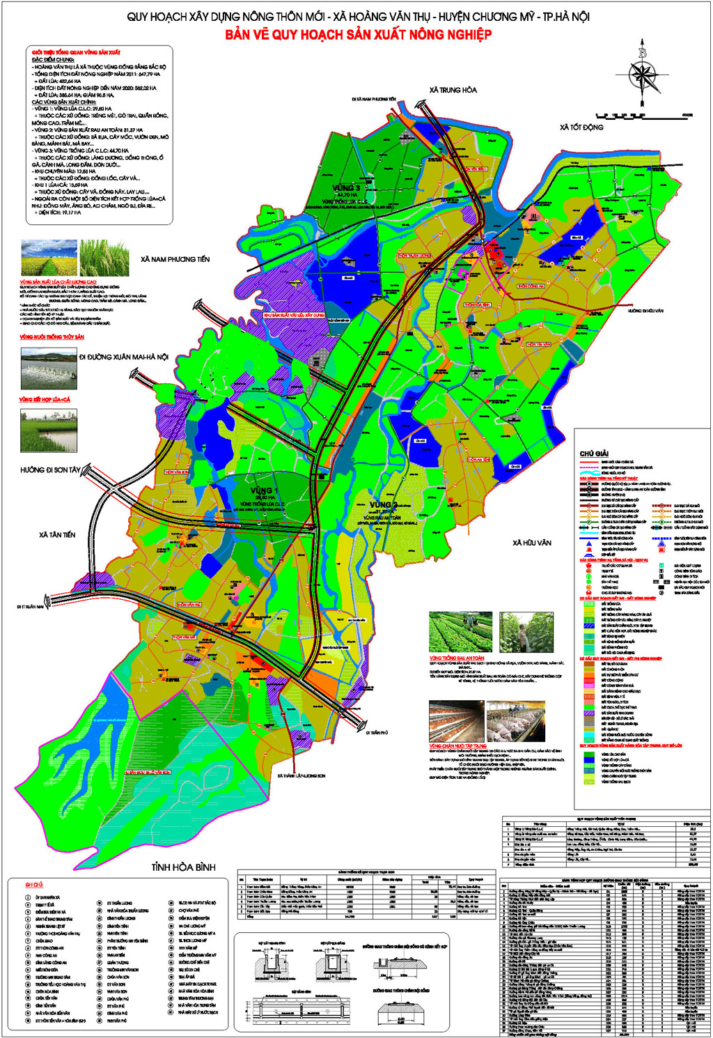 Planning new rural construction Hoang Van Thu Commune, Chuong My District 2020