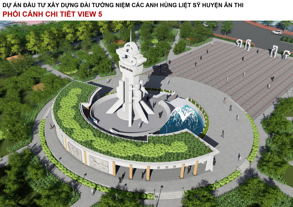 Investment project to build memorial heroes of An Thi district