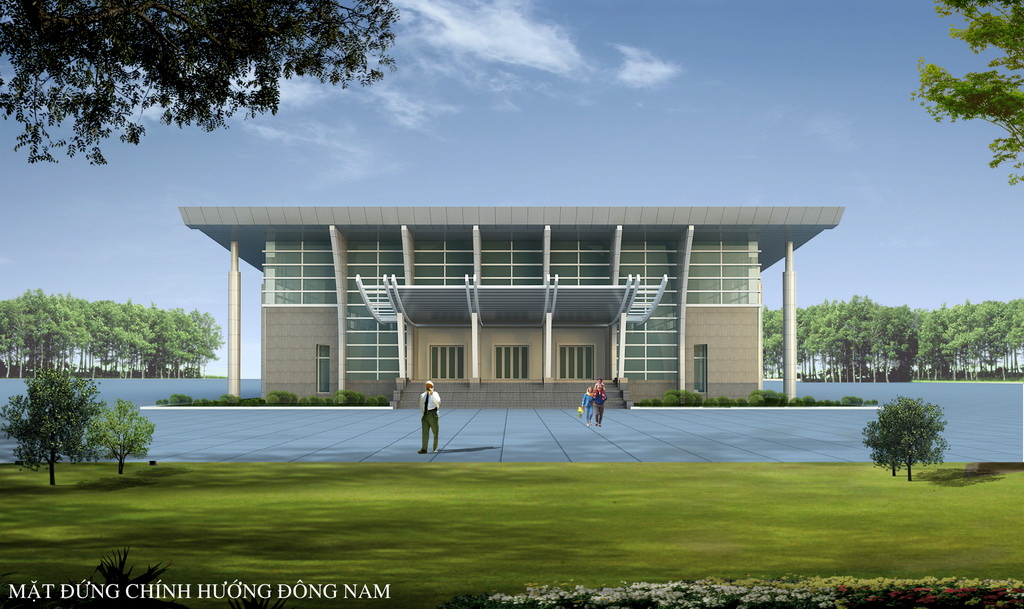 Project construction design Arena and versatile training - Sports Cultural Center Lam Thao district