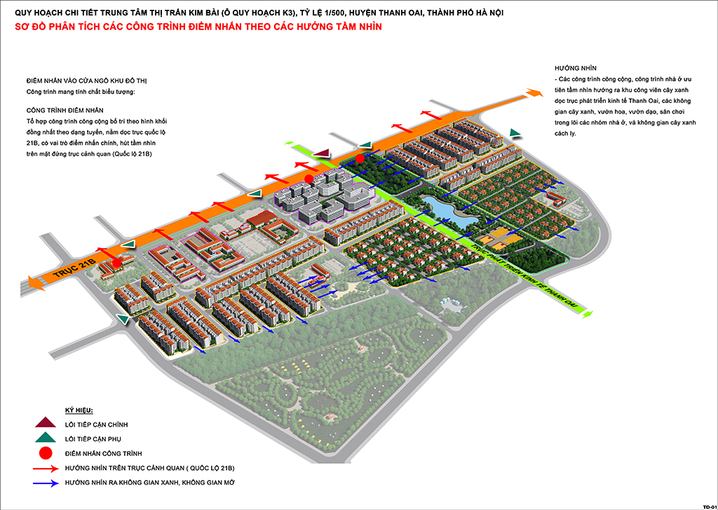 Trung tâm thị trấn Kim Bài (ô quy hoạch K3), tỷ lệ 1/500, huyện Thanh Oai, thành phố Hà Nội_Quy hoạch chi tiết t